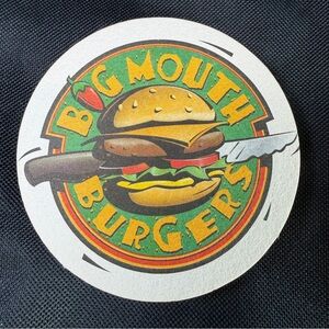 Lot Of 16 Chilis Big Mouth Burger Drink Paper Coasters Restaurant Double Sided ￼